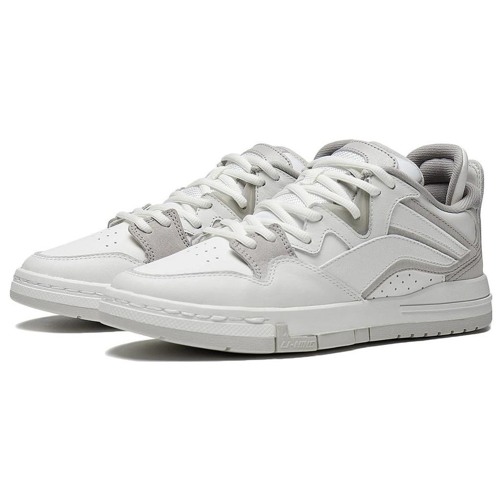 Li Ning Wave PRO Synthetic Leather Slip Resistant Abrasion Resistant Low top Skateboard Shoes Women's AECT026-2