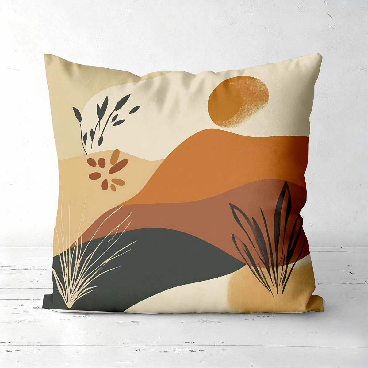 Pieces Boho Sunset Desert Throw Pillow Covers Polyester sofa decorative cushion cov Headboard Pillow (Without Pillow Core 40x40cm