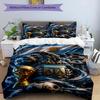 Lionel Messi Football Legend Bedding Set,Breathable Bed Linen for Guest Room Decoration,Festival Gift for Fans,All Season Duvet Cover with Pillowcases