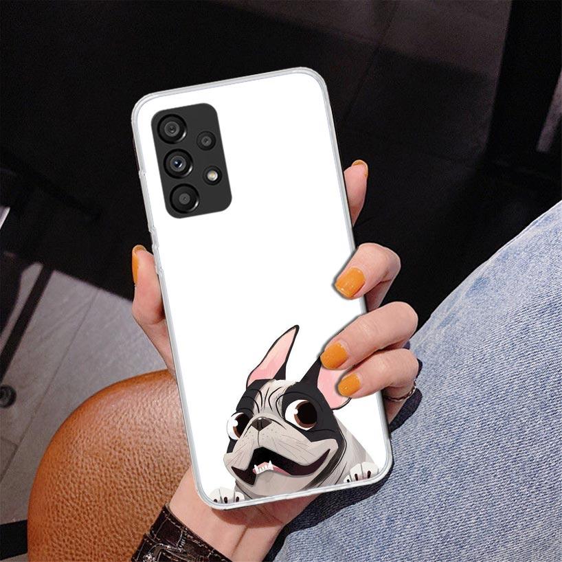 

Pug Dog French Bulldog Phnoe Case for Samsung Galaxy A17 A37 A57 A16 A26 A36 A56 A15 A14 A13 A55 A54 A53 A35 A34 A33 A25 A24 A23 Samsung A15