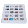 20pcs Rock Stone Colletction Kit for Boys Girls Exquisite Science Classroom Rocks and Minerals Educational Kit Type 2