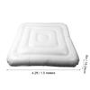 4.2ft Diameter Inflatable Hot Tub Cover PVC Dustproof Rainproof Insulated Energy Saving Lid for Square Hot Tub