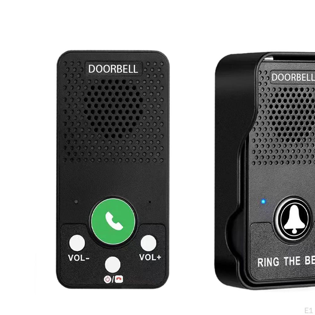2 Way Doorbell Easy Installation Pager Compact Intelligent Intercomunicador