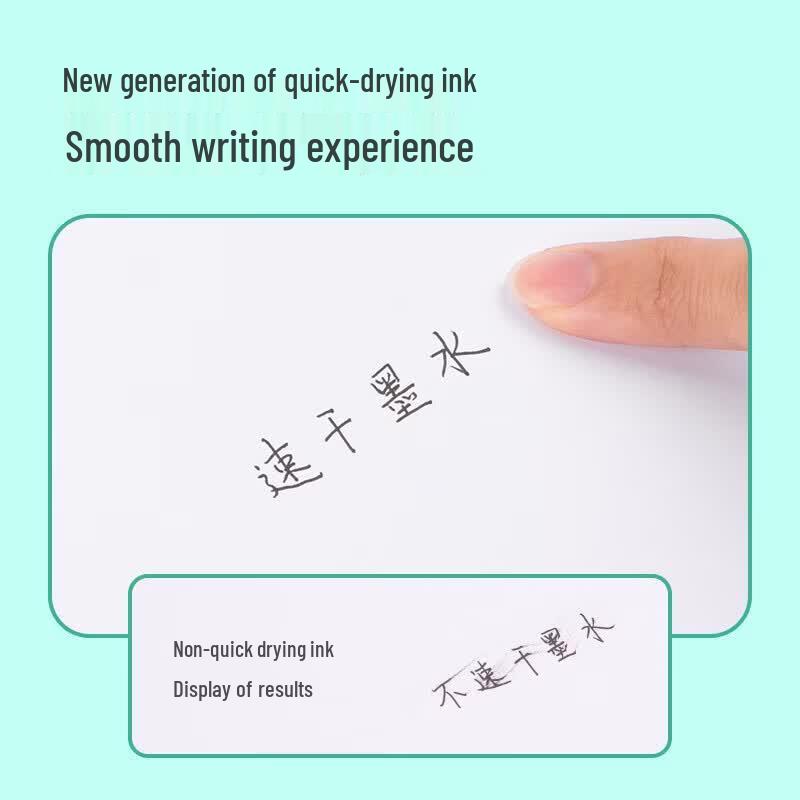 Deli 0.5mm Quick-Dry Retractable Gel Pen