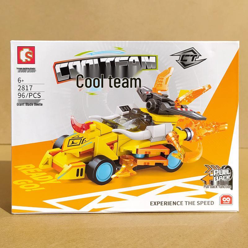 Senbao Pull-Back Racing Cars Set for Kids - Birthday Gift