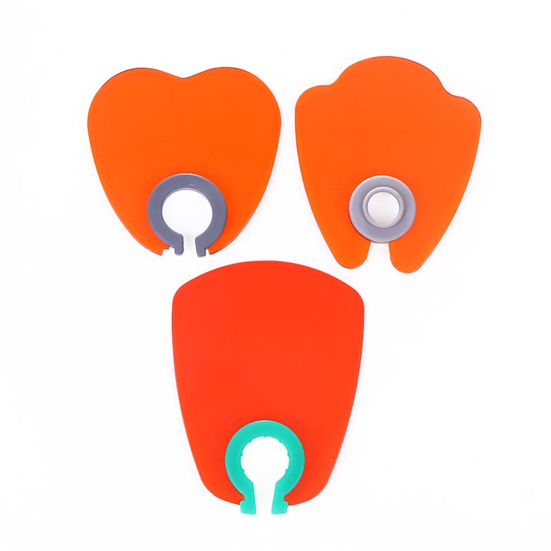 1 Stück Zahnfarbtafel Augenschutz Trennplatte Hohe Qualität Zahnmedizin Labor Lichthärtungslampe Filter Zahnarztpraxis Werkzeug