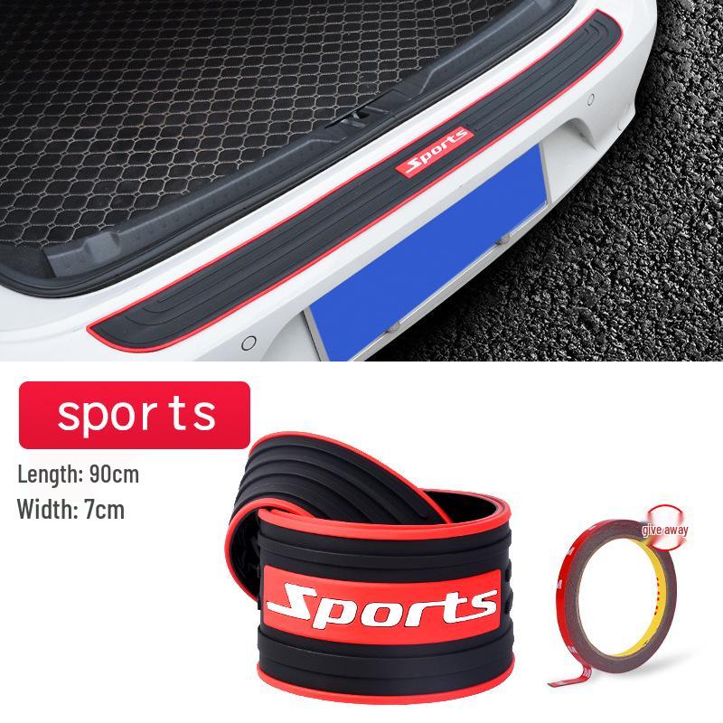 Rear Trunk Anti-Collision Rubber Protector Strip