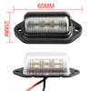 2Pcs 6Led Truck License Plate Light Car Truck Bus Trailer Tail Lamp Side Bulb 12-24V Motorcycle Signal Light Car Accessories