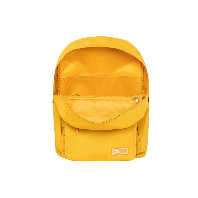 New Anta Life Collection Canvas Backpack Regular Unisex Beeswax Yellow 192238152-3