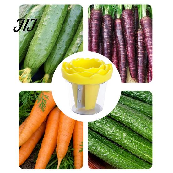 Salad Presentation Tool Spiral Vegetable Curler, Stainless Steel Blade Handheld Twister, Creative Easy Kitchen Utensil Rotatable Fruit Cutter
