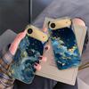 The quiet starry sky For IPhone 17Pro Max 16 17 Pro 15 P ro 14 13 Plus 12 Mini 11Pro Max XR 16E 17 Air Golden glass phone case