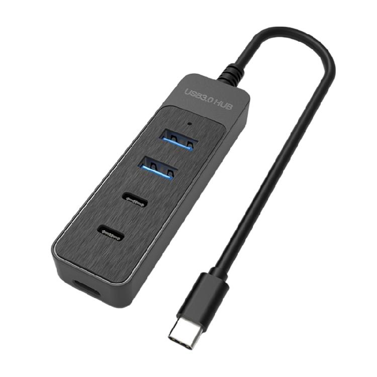 Plastic USB Hubs 4 Port USB3.0 USB2.0 Fast Speed Data Transfer Solution for Enhanceds Productivity In Work Environment