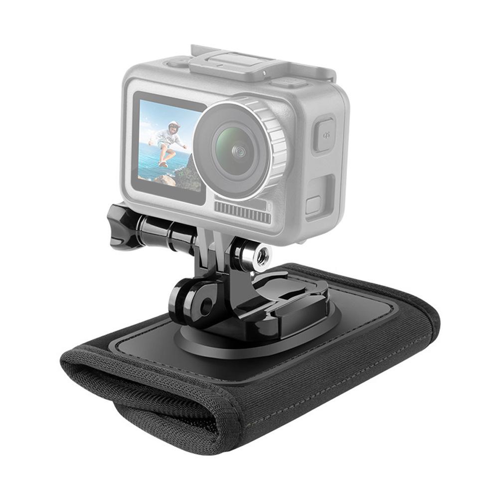 TELESIN Sports Camera Backpack Clip Strap Fixing Bracket Mount for GoPro Hero 87654 for SJCAM