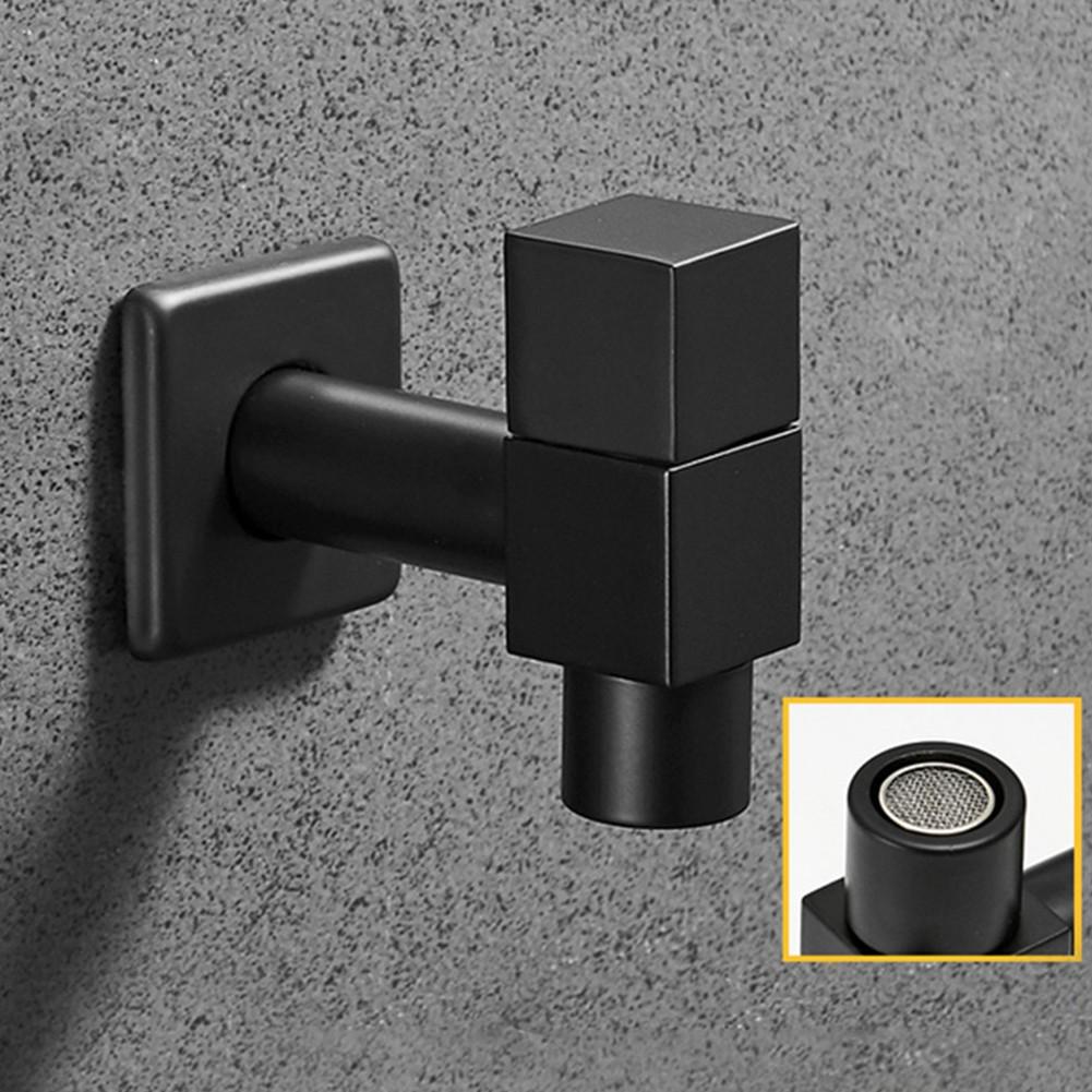 Bathroom Faucet Black For Mop Pool For Washing Machine