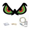 Halloween LED Eye Light Decoration Large Wooden Glowing Flashing Eye Light with 8 Color Modes for Bushes Trees Windows Yard Halloween Decor