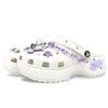 Crocs Classic Platform Clog BNK Purple Galaxy Dreamy Butterfly French Girly Sweet Cool Hole Shoes Women's White
