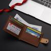 PU Leather Men Short Wallet Ultra Slim Credit Card Holder Multi Card Case Purse Business Portable Fashion Wallet Coin Money Bag