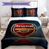 3pcs A-Arsenal3 Design Cover Set - HD Printed Bedding with 1 Cover and 2 Pillowcases - Perfect for Home and Dorm Decor