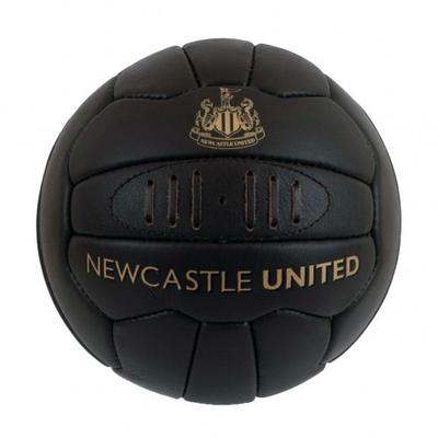 Newcastle United FC Heritage Retro Leather Mini Football