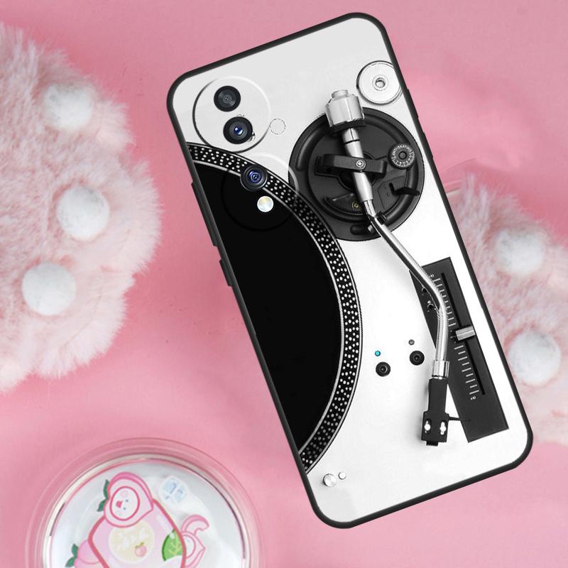 Vinyl DJ Record Art Case For Honor 70 90 50 Lite X9c X8a X8b X9b X9a X8 X9 Honor 200 Lite Magic 5 6 7 Pro Cover