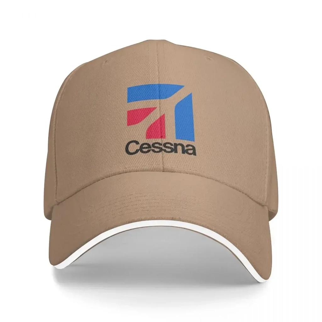 New Cessna Logo Cap Fashion Casual Baseball Caps Adjustable Hat Hip Hop Summer Unisex Baseball Hats Customizable Polychromatic