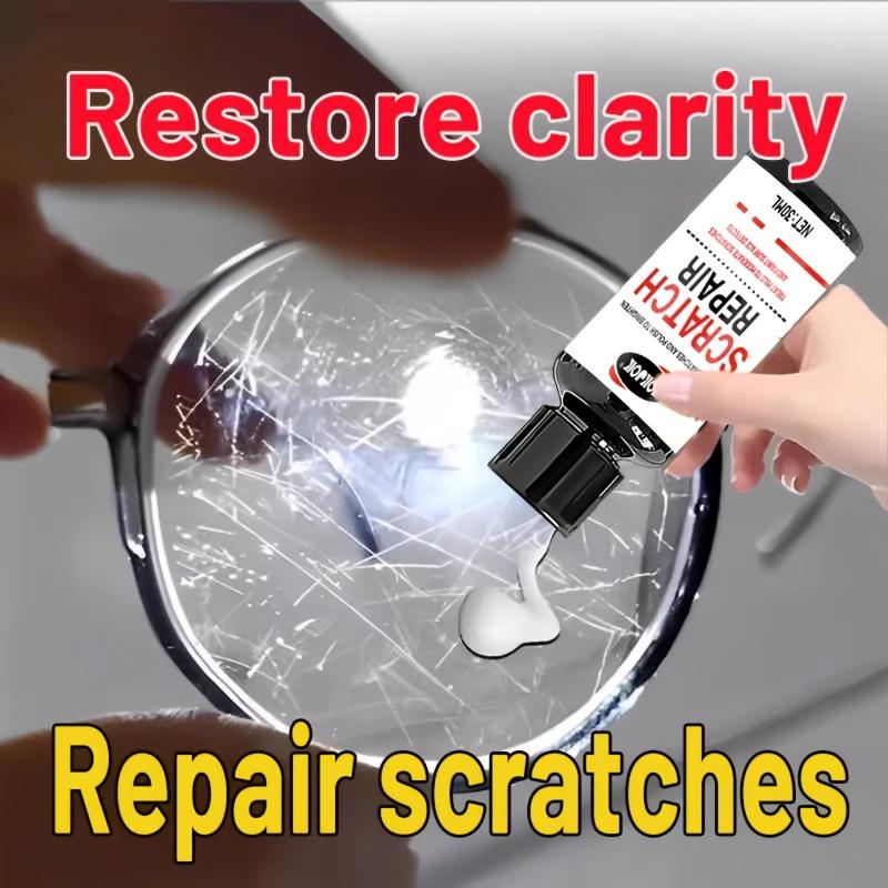Multi Functional Glass Lens Repair Kit - Restoring Clarity and Smooth Surface - Suitable for Car Windows, Rearview Mirrors,