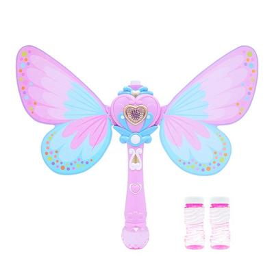 B&C ραβδί σαπουνιού πεταλούδας + διάλυμα φυσαλίδων 100ml x 2p, ανάμεικτα χρώματα, 1 κομμάτι Κορεάτικα δημοφιλή παιχνίδια