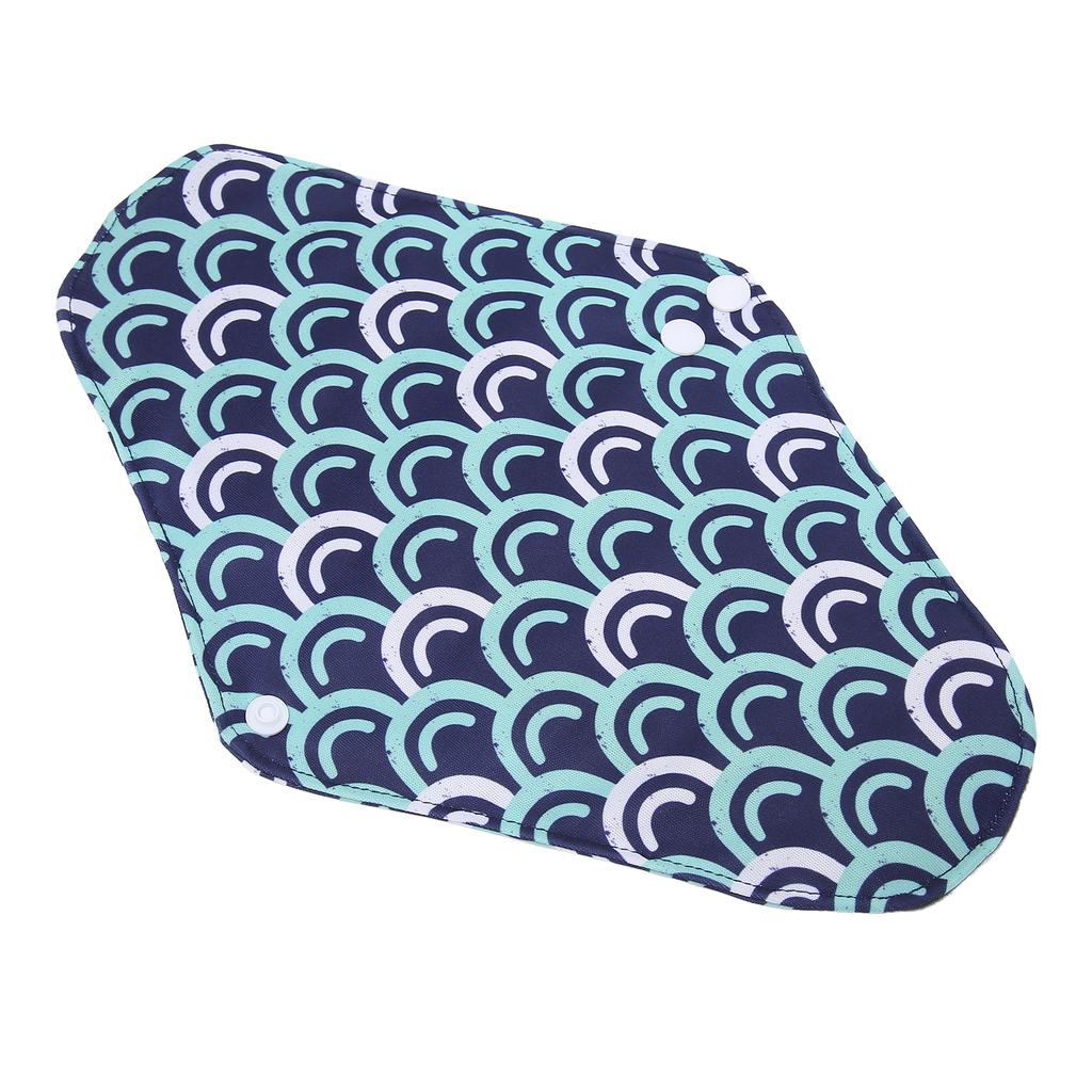 5pcs Washable Reusable Sanitary Pad Women Travel Portable Soft Brthable Printed Elegant Menstrual Pad