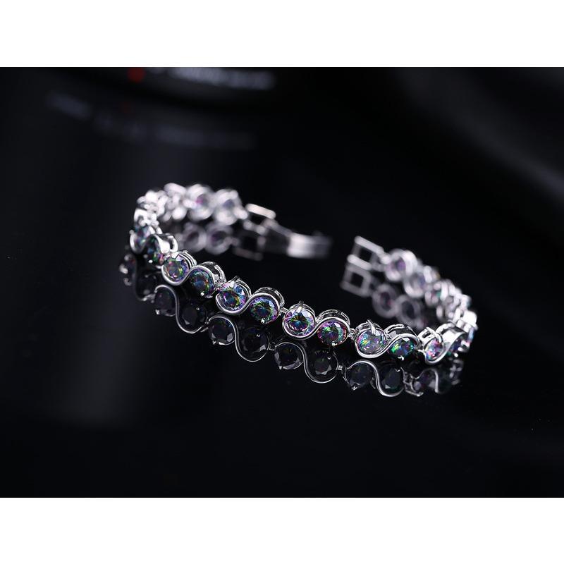 Jewelry, Colorful Bracelets, Aaa Zircon, Jewelry.