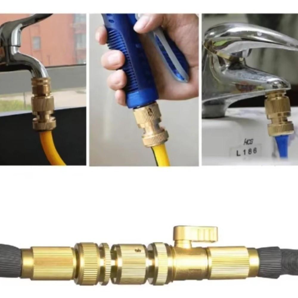 Male Female Threads Garden Hose Quick Connector 3/4 Inch Thread Water Hose Connector Car Washing