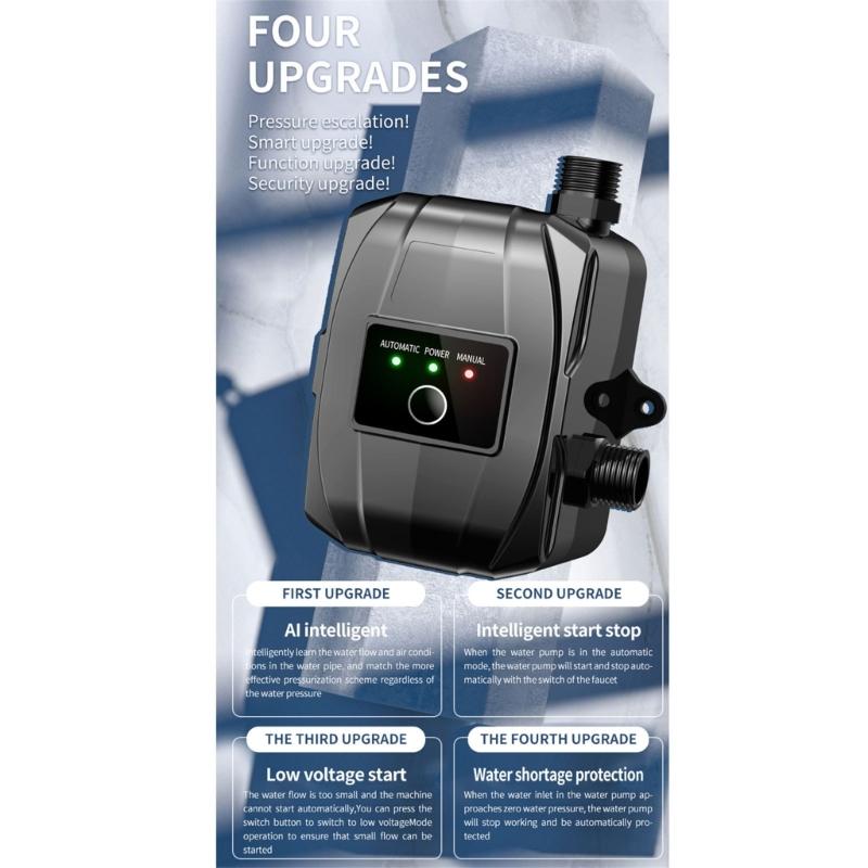 Einfache Installation Druckpumpen 24V Leise im Betrieb Auto Druckerhöhungspumpen Kunststoff Geeignet für Haushalte mit niedrigem Wasserdruck