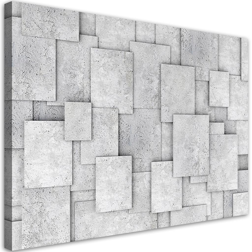 Canvas Print Geometric Concrete Abstraction