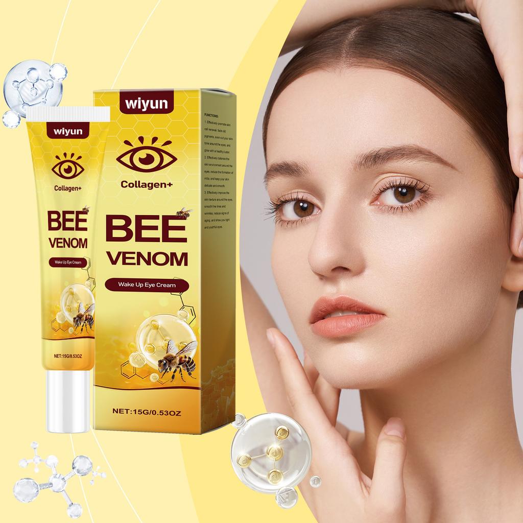 Bee Venom Eye Cream, Moisturizing and Nourishing Eye Area, Hydrating Anti-Wrinkle Firming Eye Care