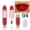 Halloween Lipgloss-Set, 3-teiliger nicht-klebender glänzender Lippenstift, glitzernde lila und schwarze Lippenfarben, langanhaltend, nicht abfärbend
