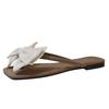 22 Beautiful Summer New Casual Bow Flat-bottomed Fairy Wind Cool Slippers