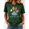 Women's T Shirt Print Floral Graphic Fashion Stylish Classic Short Sleeve Crew Neck Regular Tops