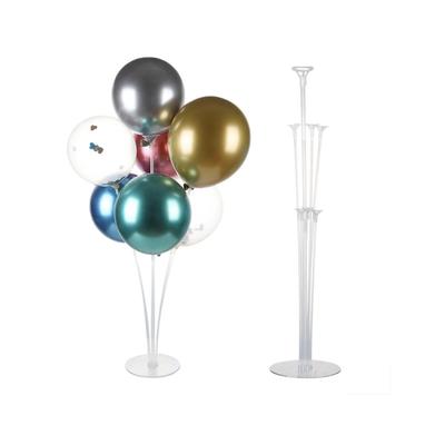 Plastic Balloon Support 7 Tubes Balloons Column Stand Birthday Party Decor