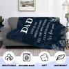 Gifts For Dad Blanket For Father's Day Gifts From Daughter Son Best Dad Ever Gifts Dad Birthday Gift Thanksgiving Day