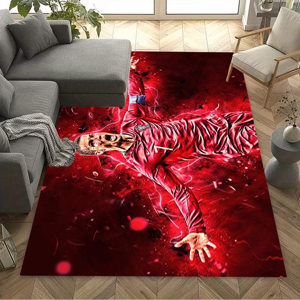 Barcelona Player Celebration Area Rug Perfect for Kitchen Playrooms Outdoor Entryway Anti-slip Rug Anime Office Decor Perfect Gift for Women/Men