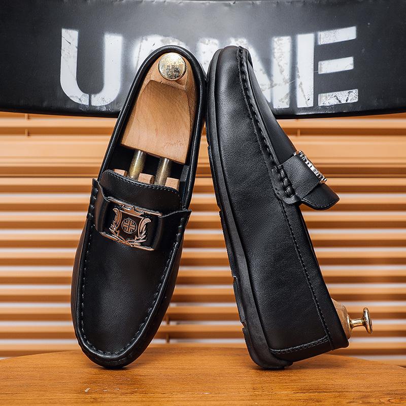 

Мужская обувь Doudou, летняя, новая, универсальная, белая, мужская, повседневная обувь, однопедальная, ленивая обувь, обувь для вождения, мужская 39