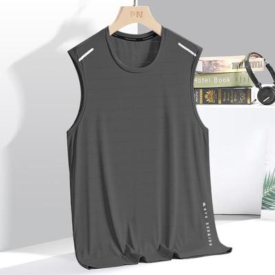 Men's Solid Color Sleeveless Shirt