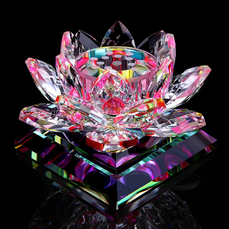 Solar-Powered Rotating Lotus Car Perfume Ornament