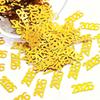2026 New Years Table Confetti,Winter Holiday Table Confetti for Welcome 2026 Happy New Year Eve Party Decorations Supplies (Gold)