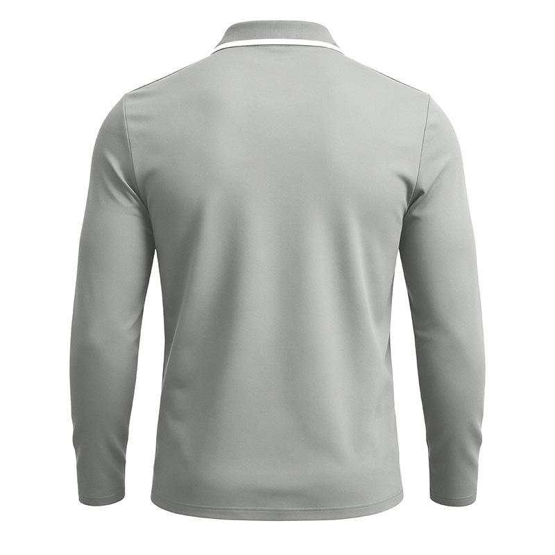 Men S Long Sleeve Polo Shirt Casual Regular Fit Top