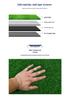 Synthetic Turf for Playground and Rooftop Insulation