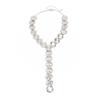 Geometric Circular Tassel Sequin Necklace Bohemian Gold Jewelry Simple Y Shape Necklace  Girls