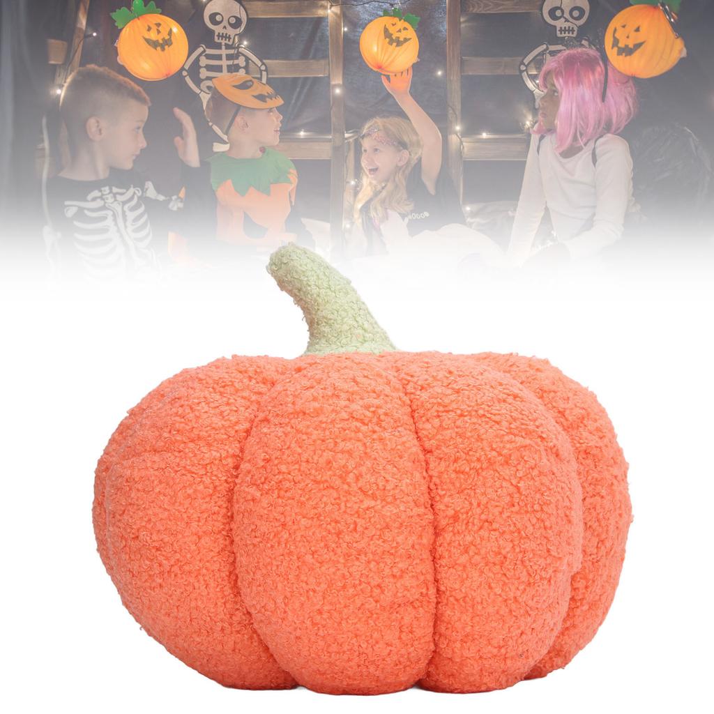 Pumpkin Plush Toys Soft Fuffy Simulation Innovative Cute Pumpkin Throw Pillow for Halloween Christmas Home Decor
