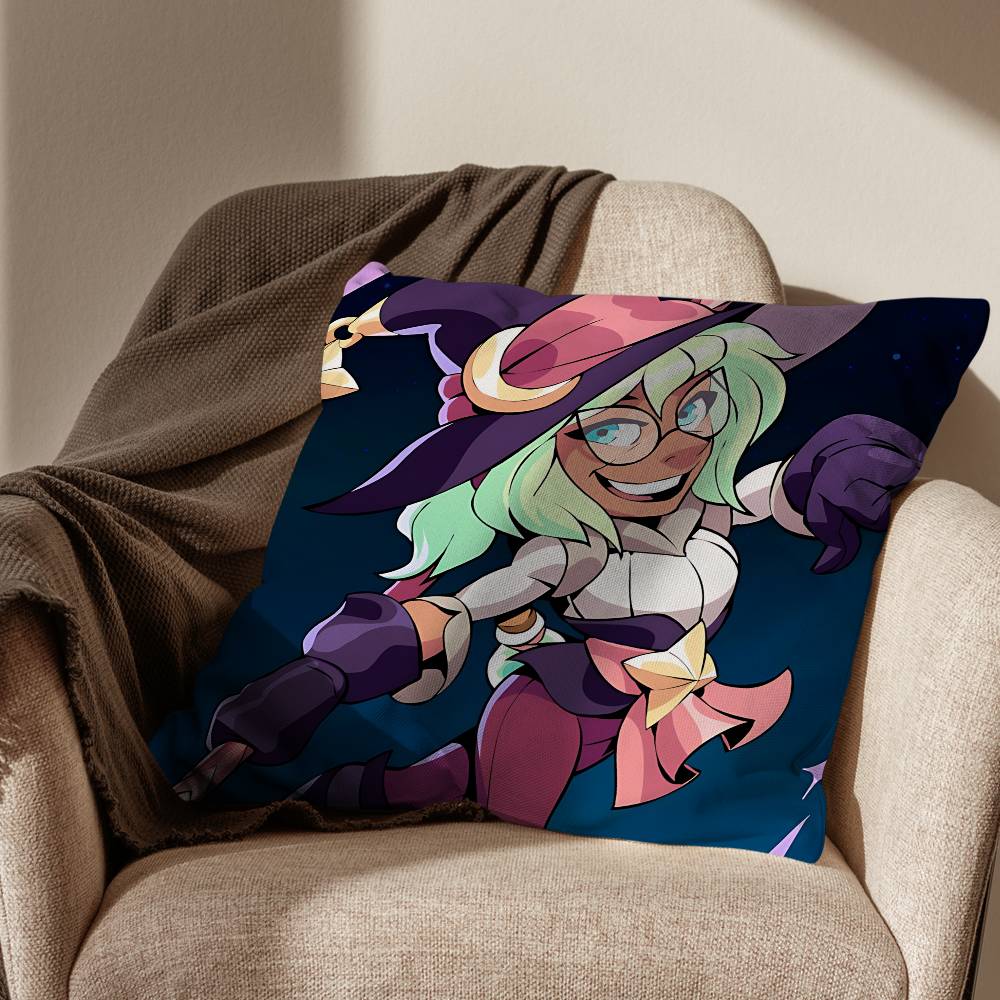 game B-Brawlhalla Rupture Pillow Case Square Double-Sided Printing Short Plush Sofa Cushion Cover Bedroom Bedside Pillow