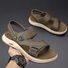2025 Summer New Sandals Breathable Men's Casual Soft Sole Driving To Work Dual-purpose Cool Slippers 2025