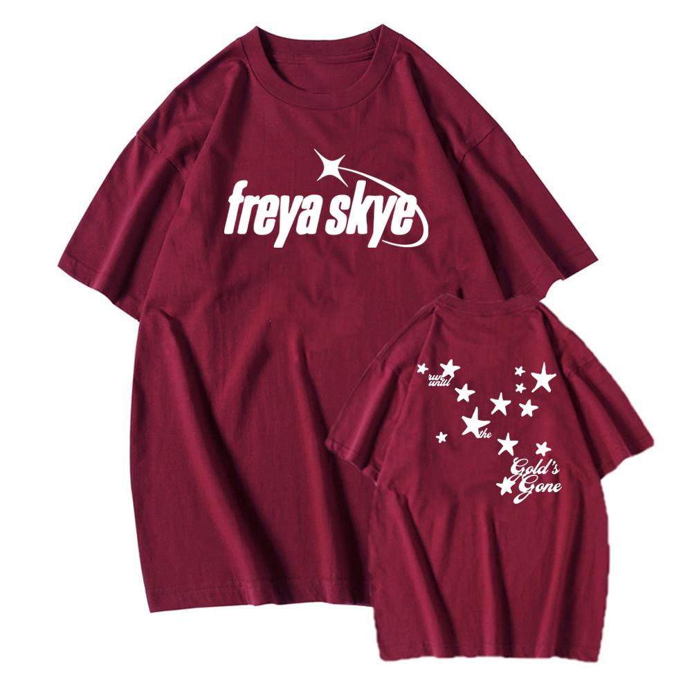 Freya Skye Golds Gone Tshirt Vintage Tour Two Sides Printed Tshirt Descendants Zombies Worlds Collide Tshirt Unisex Music Tops